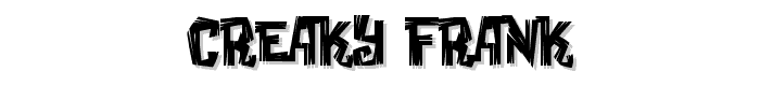 Creaky Frank font